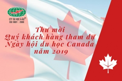 Thư mời Quý khách hàng tham dự Ngày hội du học Canada năm 2019