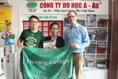 Buổi tiếp đại diện trường Fleming College, Canada