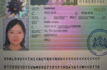 Chúc mừng học sinh  Vũ Thị Quỳnh Như đã đậu Visa du học Hà Lan