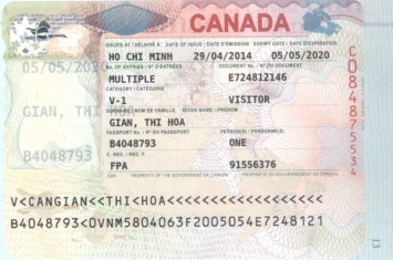 Chúc mừng Giản Thị Hoa đậu Visa du lịch Canada