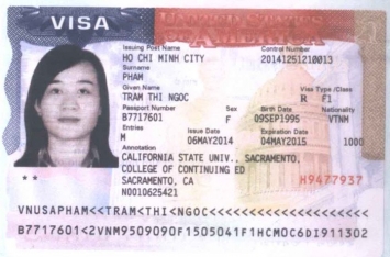 Chúc mừng Phạm Thị Ngọc Trâm đậu Visa du học Mỹ