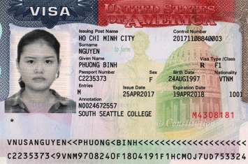 Chúc mừng học sinh Nguyễn Phương Bình đậu Visa du học Mỹ