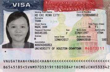 Chúc mừng học sinh Trần Ngọc Hân đậu Visa du học Mỹ