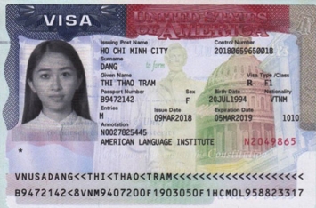 Chúc mừng học sinh Đặng Thị Thảo Trâm đã đậu Visa du học Mỹ