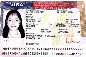 Chúc mừng Nguyễn Thụy Bảo Trân đậu Visa du học Mỹ