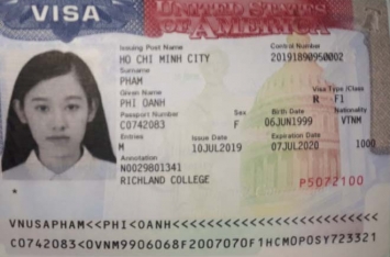 Chúc mừng học sinh Phạm Phi Oanh đã đậu Visa Du học Mỹ