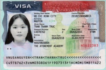 Chúc mừng học sinh Nguyễn Trần Thanh Trúc đã đậu Visa du học Mỹ