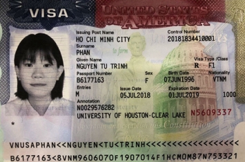 Chúc mừng học sinh Phan Nguyễn Tú Trinh đã đậu Visa du học Mỹ