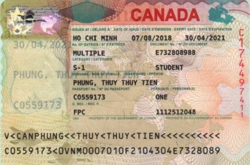 Chúc mừng học sinh Phùng Thụy Thủy Tiên  đã đậu Visa du học Canada
