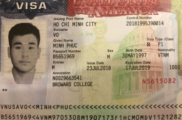 Chúc mừng học sinh Võ Minh Phúc đã đậu Visa du học Mỹ