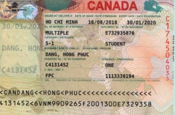 Chúc mừng học sinh Đặng Hồng Phúc đã đậu Visa du học Canada