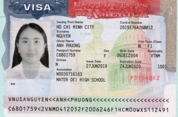 Chúc mừng học sinh Nguyễn Ánh Phương đã đậu Visa du học Mỹ