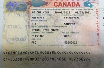 Chúc mừng học sinh Giang Minh Quyền đã đậu Visa du học Canada