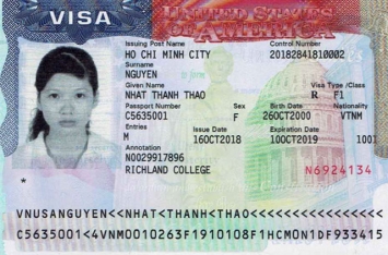 Chúc mừng học sinh Nguyễn Nhật Thanh Thảo đã đậu Visa du học Mỹ