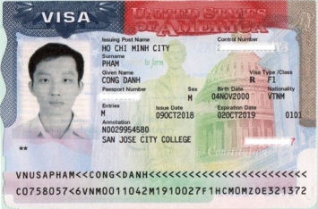 Chúc mừng học sinh Phạm Công Danh đã đậu Visa du học Mỹ