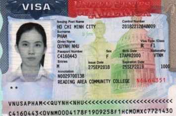 Chúc mừng học sinh Phạm Quỳnh Như đã đậu Visa du học Mỹ