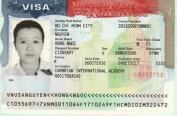 Chúc mừng học sinh Nguyễn Hồng Ngọc đậu Visa du học Mỹ