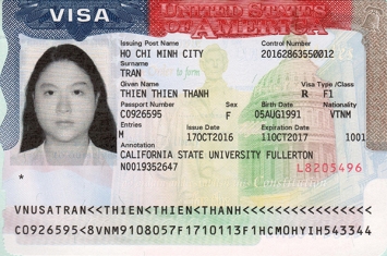 Chúc mừng học sinh Trần Thiện Thiên Thanh đậu Visa du học Mỹ