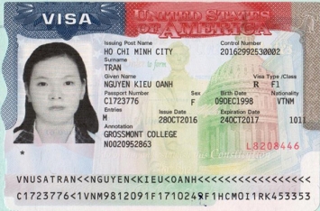 Chúc mừng học sinh Trần Nguyễn Kiều Oanh đậu Visa du học Mỹ