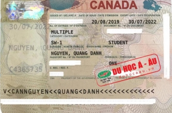 Chúc mừng học sinh Nguyễn Quang Danh đã nhận được visa Du học Canada