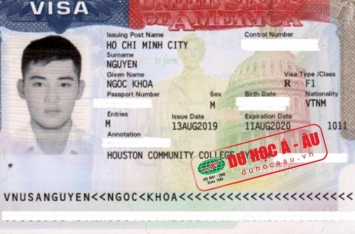Chúc mừng học sinh Nguyễn Ngọc Khoa đã nhận được visa Du học Mỹ