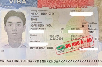 Chúc mừng bạn Tống Hoàn Minh Khoa đã đậu Visa du học Mỹ