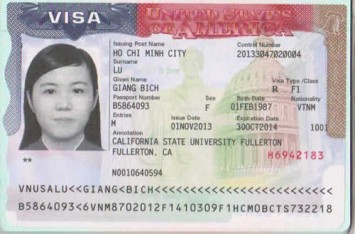 Chúc mừng Lữ Bích Giang đậu Visa du học Mỹ