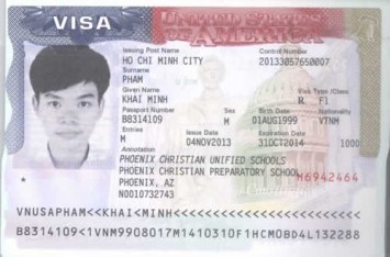 Chúc mừng Phạm Minh Khai đậu Visa du học Mỹ