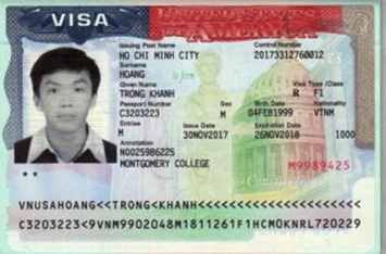 Chúc mừng học sinh Hoàng Trọng Khanh đậu Visa du học Mỹ