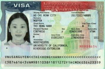 Chúc mừng học sinh Nguyễn Thị Hồng Hạnh đậu Visa du học Mỹ