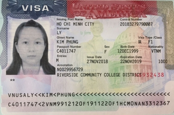 Chúc mừng học sinh Lý Kim Phụng đã đậu Visa du học Mỹ