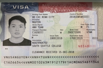 Chúc mừng học sinh Nguyễn Anh Tuấn đã đậu Visa du học Mỹ
